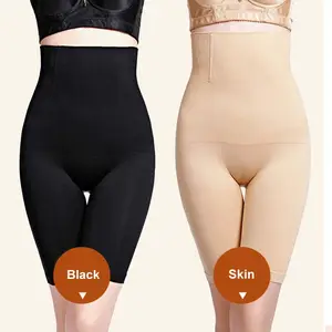 Bragas de alta calidad de Color sólido para mujer, Realzador de cintura alta de glúteos, Control de barriga, 6XL