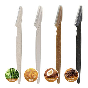 Частная торговая марка, инструмент для дермапланирования, триммер для бровей, Женская бритва для лица, портативный триммер для острых бровей - Product Image 6