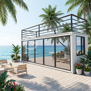 Contenedor de envío emergente profesional Diseño de quiosco 2 <span class=keywords><strong>pisos</strong></span> Restaurante Contenedor Casa 20 pies Casa modular - Product Image 1