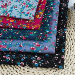 Manufacturers direct cotton woven printed fabric small broken shuttle printed clothing fabrics