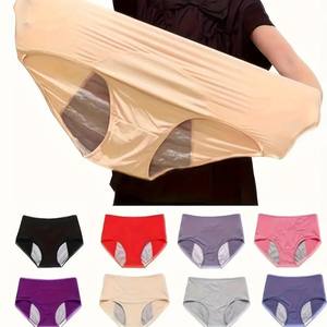 Bragas Menstruales para Mujer, Tallas Grandes M-8XL, Ropa Interior a Prueba de Fugas, Bragas Menstruales de Cintura Alta sin Costuras - Product Image 3
