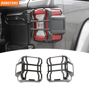 อุปกรณ์ตกแต่งรถยนต์ลดราคาสุดคุ้ม ฝาครอบไฟท้าย ABS ป้องกันไฟท้ายสำหรับ Jeep Wrangler <span class=keywords><strong>JL</strong></span> 2018+ - Product Image 1