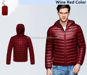 Мужской пуховик на белом утином пуху, с капюшоном, сверхлегкая Складная Куртка с переносной сумкой, зимняя одежда больших размеров для мужчин - Product Image 3