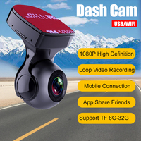 Caméra miniature sans écran WiFi, vision nocturne HD, surveillance, caméra embarquée pour voiture, boîte noire 1080P pour caméra DVR de voiture