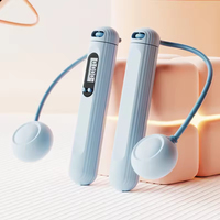 Corde à sauter sans fil intelligente en ABS avec compteur numérique, longueur de corde de 2,8 m, poignée antidérapante pour entraînement à domicile et fitness