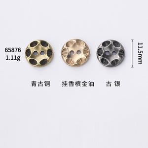 2 Hole Dress Shirt Metal <strong>Buttons</strong> Premium Shirt Sewing <strong>Buttons</strong> for Formal Wear OEM Wholesale Bulk Supply - Product Image 5