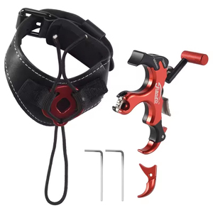 Composto Bow Aid Releaser 3/4 Dedos Hand Held Grip <span class=keywords><strong>Thumb</strong></span> Release Aids para Tiro com Arco e Seta - Product Image 1