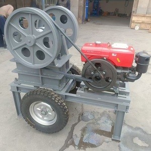 Bán tốt nhất di động hàm Máy Nghiền quặng thủy tinh Bluestone sỏi nghiền bánh xe máy nghiền di động kéo máy nghiền di động để bán - Product Image 6