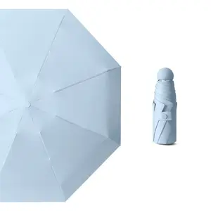 Promotion Outdoor Custom Pocket Umbrella Regen Mini Kapsel Regenschirm mit Logo-Druck