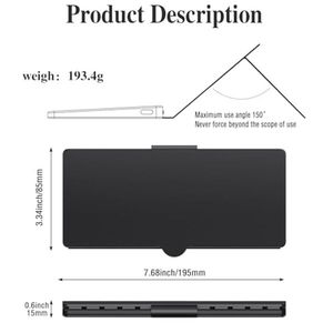 OEM ODM Universelle Kabellose Tastatur Ultraleichte Tragbare Mini-Tastatur mit Verstellbarem Winkelständer Lederhülle Wiederaufladbar Tr - Product Image 2