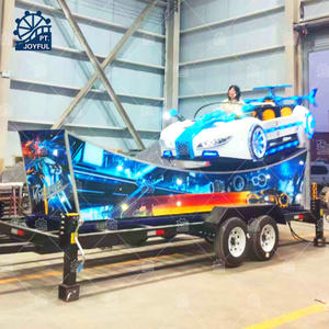 Atracciones de Alta Calidad para Parques de Diversiones, Coche Volador Portátil de 8 Asientos con Remolque en Venta - Product Image 3