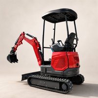 Livraison Gratuite CE EPA pour Mini-Excavatrice Agricole sur Chenilles de 2,0 Tonnes avec Faible Coût d'Entretien