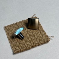 Poignées de meuble modernes en arc, brossées et polies, bicolores, pour commodes, chambres, salles de bain, et quincaillerie de cuisine minimaliste