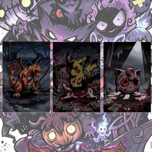Cartes de <span class=keywords><strong>jeu</strong></span> de société en PVC avec impression couleur intégrale, motifs anime japonais dessinés à la main, en coffret cadeau, vente en gros YQ - Product Image 1