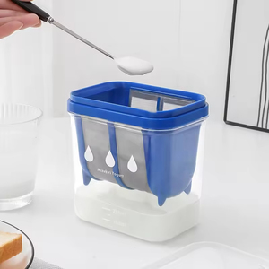Passoire à lait végétal de qualité alimentaire, filtre à yaourt grec avec poignée pour accessoires de cuisine domestique et usage thé - Product Image 2