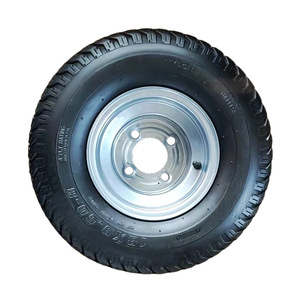 Atv Tire 18x9.50-8 Tubeless Radial Trailer Mover Go Kart <b>Track</b> Cart Rim Assembly - Product Image 2