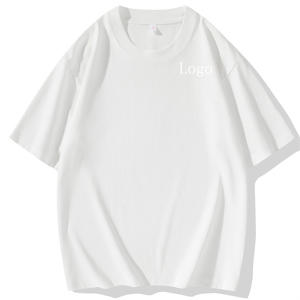 เสื้อยืดลำลองแขนสั้นคอกลมผ้าวาฟเฟิลแบบสั่งทำปี 2025 สำหรับผู้ชาย - Product Image 5