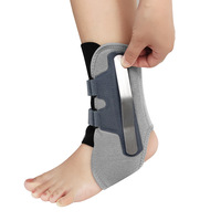 Attelle de soutien pour entorse de la cheville, sangle de compression respirante en mousse pour la récupération des blessures sportives et de basketball, protecteur articulaire réglable