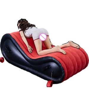 Drop Shipping para Sala de Estar Muebles Sexuales de PVC Cama con Cojín de Aire Silla Sexy BDSM para Parejas Chaise Lounge Sofá Tántrico <span class=keywords><strong>Inflable</strong></span> - Product Image 2