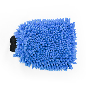 Guante de microfibra para lavado de autos, tamaño grande, doble cara, chenilla, para limpieza de vehículos - Product Image 5