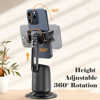 Takenoken Auto Tracking Smart Robot Support de Téléphone 360 Degrés Stabilisateur de Cardan AI Tir Selfie Stick pour Vlog Live Desk