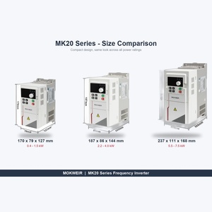 Variador de Frecuencia (VFD) OEM ODM 220V 380V Económico para Motor AC de 0.4kW-5.5kW, Monofásico y Trifásico - Product Image 3