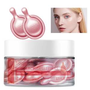 Kapsul minyak tumbuhan alami Fullerene wajah, kapsul Esens pencerah kulit Anti Penuaan - Product Image 1