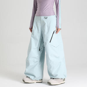 Men's Customized Ski <b>Bib</b> Pants Waterproof Windproof baggy snow pants Ski Pant - Product Image 6