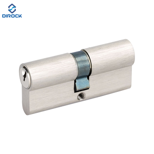 Cylindre de serrure <span class=keywords><strong>à</strong></span> double profil en laiton ignifuge de style européen moderne avec clés pour les portes publiques des bâtiments - Product Image 1