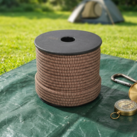 Cordon de parachute en nylon robuste de 4 mm, 620 lb, 9 brins, corde de survie en plein air, corde de camping, corde utilitaire - Shockwave