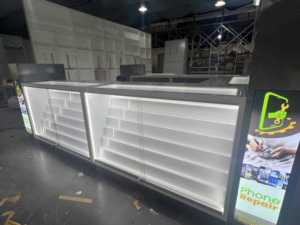 Modern Customized <strong>Cellphone</strong> Full Vision <strong>Showcase</strong> Mobile Phone Store Repair <strong>Kiosk</strong> Design <strong>Showcase</strong> Mall Cell Phone <strong>Kiosks</strong> with Led - Product Image 4