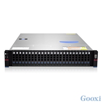 2U 25-Bay Rackmount-Gehäuse mit 12 Gb/s Expander-Backplane SGPIO-Unterstützung ATX-Formfaktor Server-Anwendung mit Lüfter auf Lager
