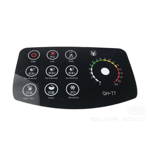 Autocollant graphique de panneau frontal pour appareils électroménagers personnalisés en PVC, PET, PC, 0,175 mm, pour membrane de commande - Product Image 4