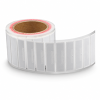 Etiqueta Adhesiva Transparente UHF RFID 860-960MHz Pasiva ISO18000-6C para Inventario en Supermercados y Comercios Minoristas