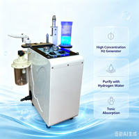 Appareil de beauté pour la peau à l'eau hydrogénée, Aqua Jet Peel, nettoyage, nano-brume, booster d'essence, blanchiment et hydratation, machine de beauté