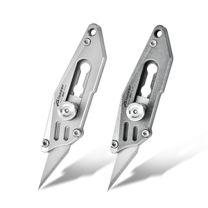 Coltello Tattico in Lega di Titanio PioneerEDC, Mini Coltello Tascabile per Autodifesa, Gadget EDC per Campeggio ed Escursionismo - Product Image 1