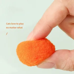 Giocattoli di allenamento interattivi gattino Mini Pom pom giochi Stretch peluche palla giocattolo - Product Image 3