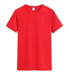 Atmungsaktive Promotion Custom T-Shirt Druck Blank Baumwolle Blank Shirt Designs Männer T-Shirt Kurzarm