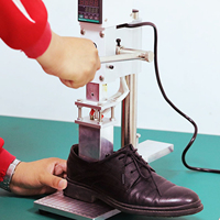 Nouvelle presse à estamper numérique manuelle à chaud pour le marquage de logos sur chaussures en cuir PU, chaussures en cuir véritable et semelles intérieures