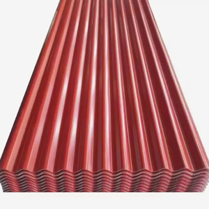 Lámina de Acero Corrugado Galvanizado con Recubrimiento de Color al por Mayor, Lámina de Acero para Techos - Product Image 1