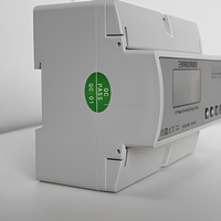 Meter Energi Tiga Fasa Cerdas RS485 Modbus DIN Rail 380V 100A dengan Pembacaan Data Jarak Jauh