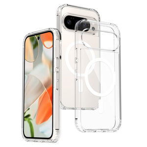 Conçu <span class=keywords><strong>pour</strong></span> Google <span class=keywords><strong>Pixel</strong></span> 9 10 Pro Housse transparente magnétique <span class=keywords><strong>pour</strong></span> Google <span class=keywords><strong>Pixel</strong></span> 10 9 Pro <span class=keywords><strong>Coque</strong></span> antichoc anti-rayures - Product Image 1