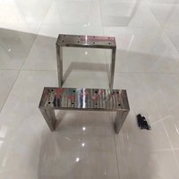 Tischgestelle Moderne Luxus-Schreibtische Büro-Bänke Ess- und Kaffeetische Möbel Metall Gebürstete Tischbeine Edelstahl für Tische