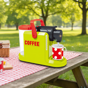 Juego de Cocina de <span class=keywords><strong>Juguete</strong></span> Educativo para Niños, de Plástico, con Función de Luz e IC, con <span class=keywords><strong>Cafetera</strong></span> para Niños - Product Image 6