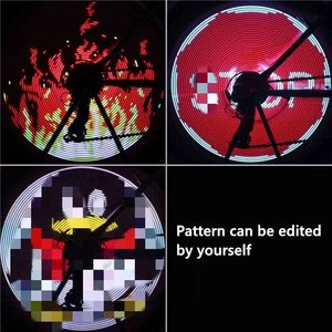 Barra de Luces LED Recargable y Programable, Aplicable a Bicicletas de Montaña, Luz Decorativa para Ruedas de Bicicleta, Luces para Radios de Bicicleta de Montaña - Product Image 3