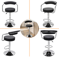 Chaises de bar ergonomiques rembourrées pour cuisine, vente en gros, chaises de bar réglables robustes, capacité de 250 lb