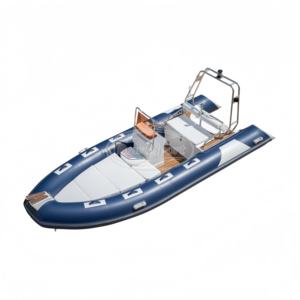 Nuevo Bote <span class=keywords><strong>Inflable</strong></span> de Pesca RIB480 de Hypalon y Fibra de Vidrio <span class=keywords><strong>con</strong></span> Suelo de Teca y Mesa de Comedor - Product Image 5