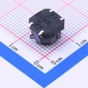 EVQQ1E06K Tactile Switch SMD,8.5x8.5mm Switch Single Pole Single Throw Round Button 5N Vertical Mount - Product Image 2