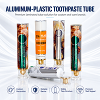 HaoShuoDa Bouchon à vis en aluminium-plastique personnalisé respectueux de l'environnement, diamètre 12,7-35 mm, pour emballage de tube de dentifrice, UV