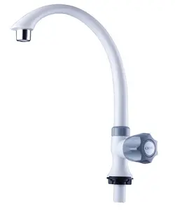 Cho spigot bếp bằng nhựa trắng ABS